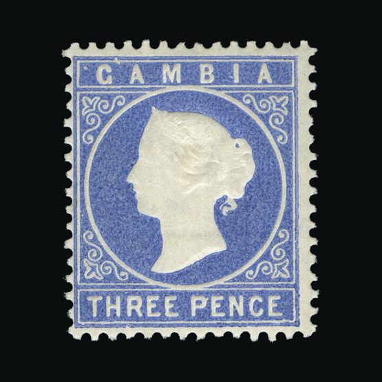 Lot 9161 - gambia 1880-81 -  UPA UPA Auction UPA 90 