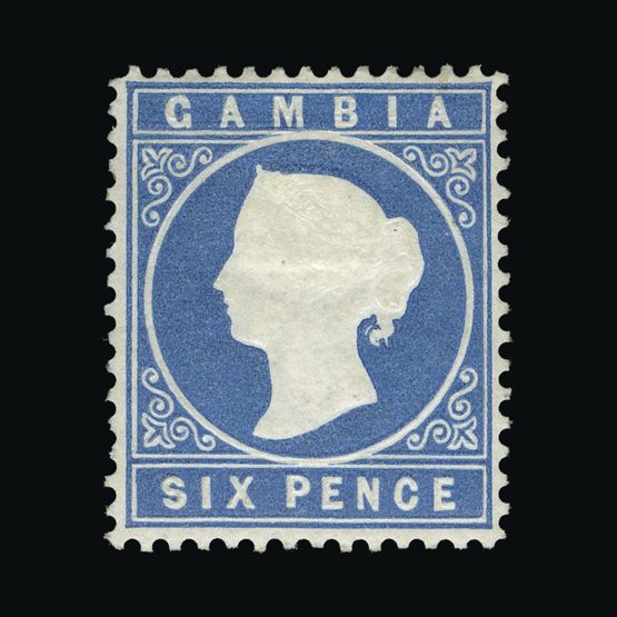Lot 9163 - gambia 1880-81 -  UPA UPA Auction UPA 90 