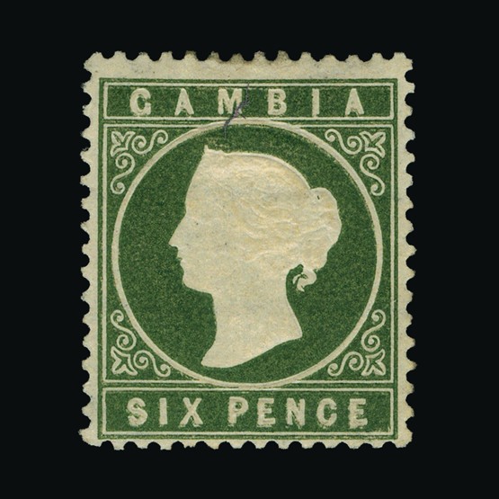 Lot 9167 - gambia 1886-93 -  UPA UPA Auction UPA 90 