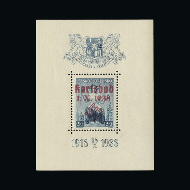 Lot 9686 - Germany - Occupation of Sudetenland 1938 - UPA UPA Auction UPA 90 Lot 9686 - Germany - Occupation of Sudetenland 1938 - UPA UPA Auction UPA 90
