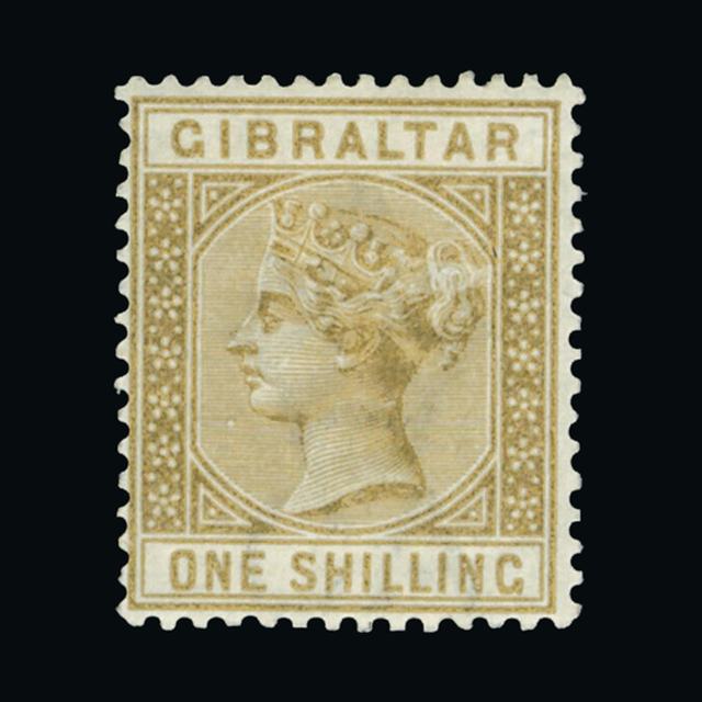 Lot 9733 - Gibraltar 1886-87 -  UPA UPA Auction UPA 90 