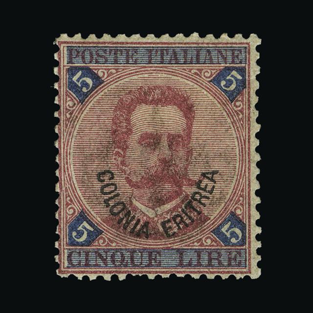 Lot 14383 - Italy - Colonies - Eritrea 1893 - UPA UPA Auction UPA 91 Lot 14383 - Italy - Colonies - Eritrea 1893 - UPA UPA Auction UPA 91