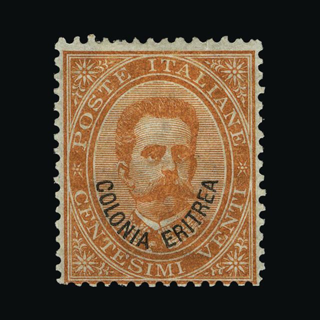 Lot 14385 - Italy - Colonies - Eritrea 1893 - UPA UPA Auction UPA 91 Lot 14385 - Italy - Colonies - Eritrea 1893 - UPA UPA Auction UPA 91