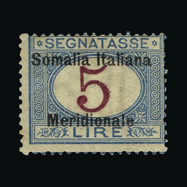 Lot 14475 - Italy - Colonies - Somalia 1906 - UPA UPA Auction UPA 91 Lot 14475 - Italy - Colonies - Somalia 1906 - UPA UPA Auction UPA 91
