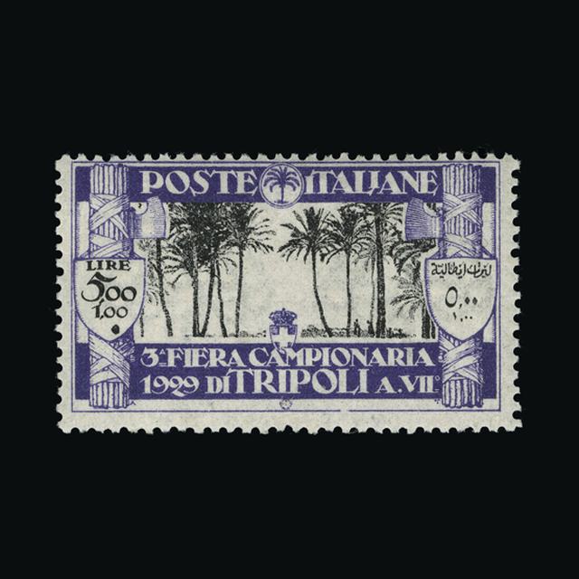 Lot 14589 - Italy - Colonies - Tripolitania 1929 - UPA UPA Auction UPA 91 Lot 14589 - Italy - Colonies - Tripolitania 1929 - UPA UPA Auction UPA 91