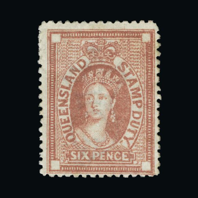 Lot 1627 - Australia - States - Queensland 1871-72 -  UPA UPA Auction UPA 91