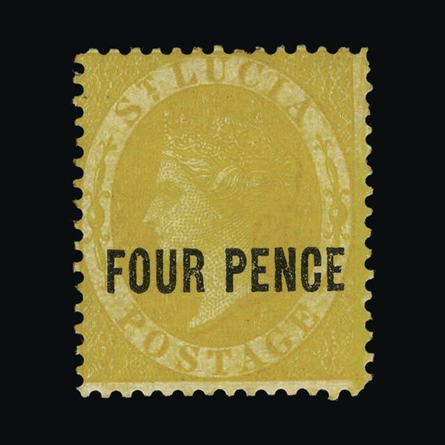 Lot 22889 - st. lucia 1882 -  UPA UPA Auction UPA 91