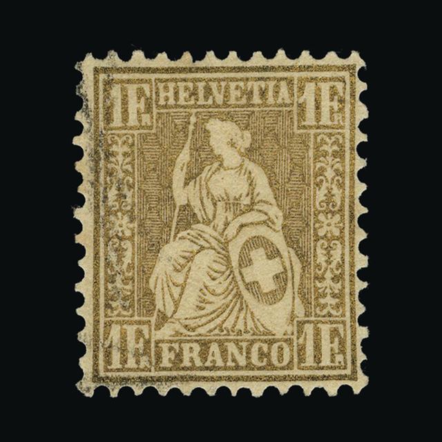 Lot 23361 - Switzerland 1863 - UPA UPA Auction UPA 91 Lot 23361 - Switzerland 1863 - UPA UPA Auction UPA 91