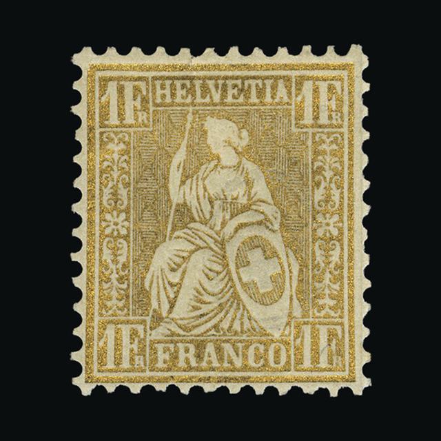 Lot 23362 - Switzerland 1864 - UPA UPA Auction UPA 91 Lot 23362 - Switzerland 1864 - UPA UPA Auction UPA 91