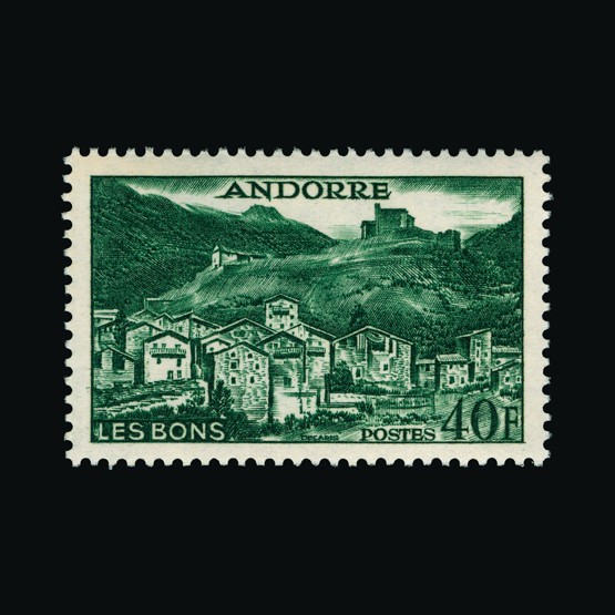 Lot 387 - Andorra - French Post Offices 1955-58 - UPA UPA Auction UPA 91 Lot 387 - Andorra - French Post Offices 1955-58 - UPA UPA Auction UPA 91