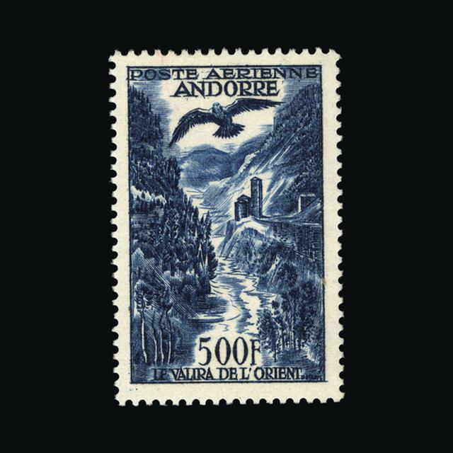 Lot 395 - Andorra - French Post Offices 1955-58 - UPA UPA Auction UPA 91 Lot 395 - Andorra - French Post Offices 1955-58 - UPA UPA Auction UPA 91