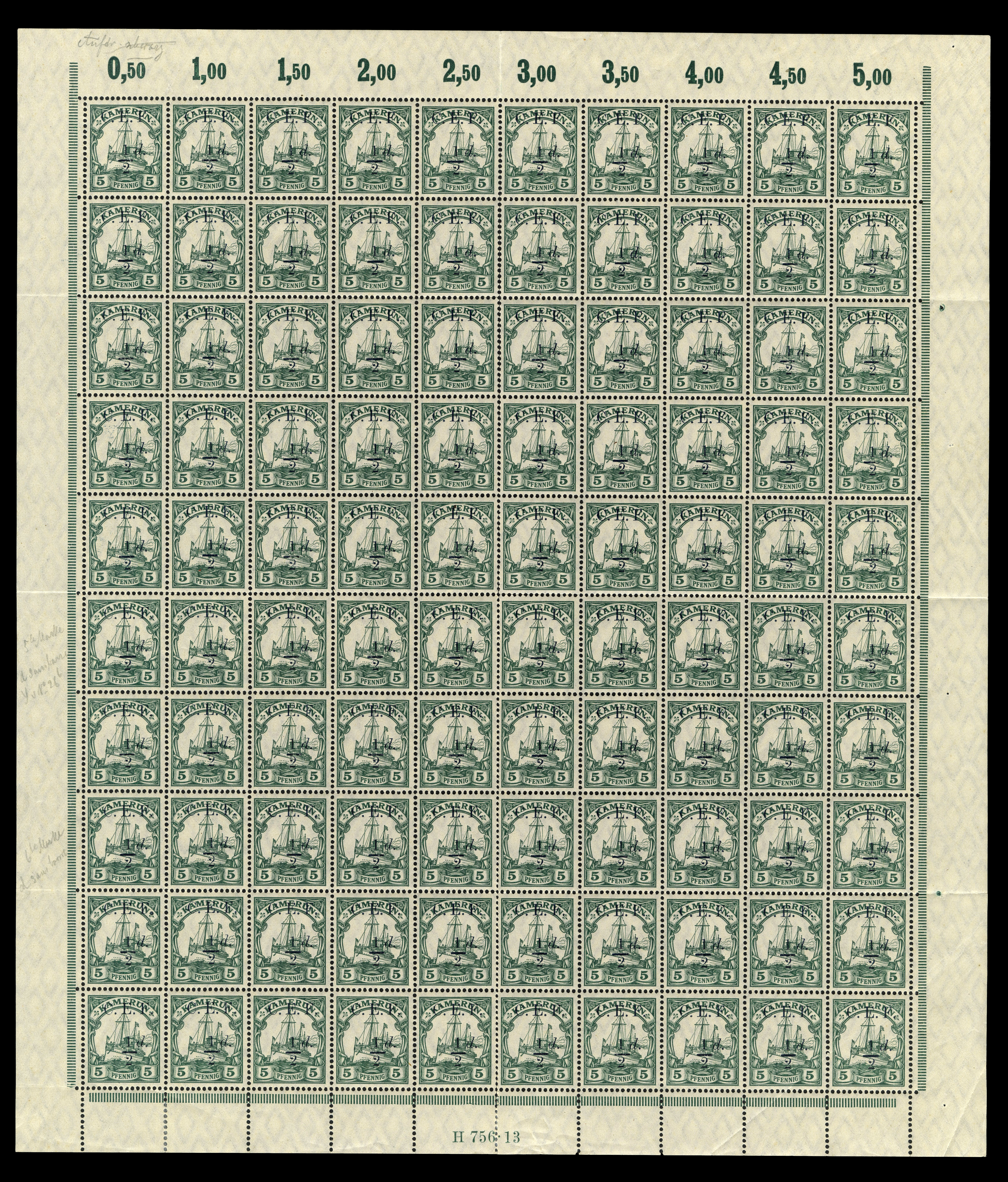 Lot 4432 - Cameroun - British Occupation 1915 - UPA UPA Auction UPA 91 Lot 4432 - Cameroun - British Occupation 1915 - UPA UPA Auction UPA 91