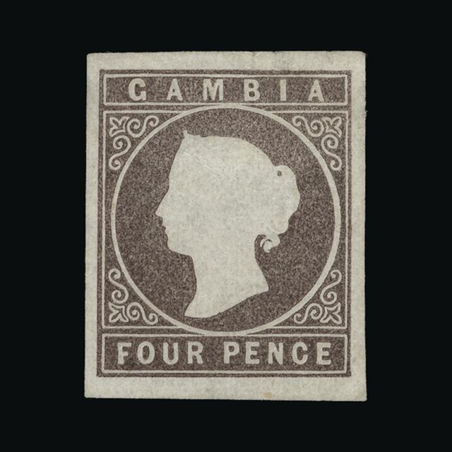 Lot 10504 - gambia 1871 - UPA UPA Auction UPA 92 Lot 10504 - gambia 1871 - UPA UPA Auction UPA 92