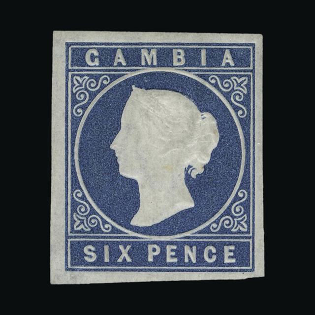 Lot 10507 - gambia 1874 - UPA UPA Auction UPA 92 Lot 10507 - gambia 1874 - UPA UPA Auction UPA 92