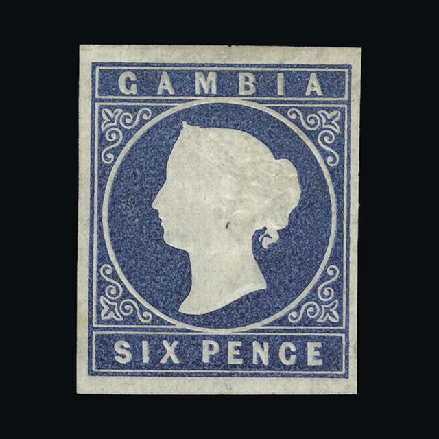 Lot 10508 - gambia 1874 - UPA UPA Auction UPA 92 Lot 10508 - gambia 1874 - UPA UPA Auction UPA 92