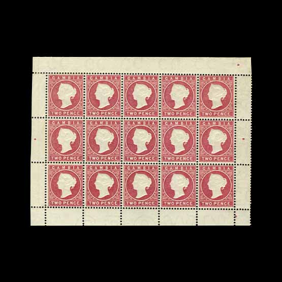 Lot 10513 - gambia 1880-1 - UPA UPA Auction UPA 92 Lot 10513 - gambia 1880-1 - UPA UPA Auction UPA 92