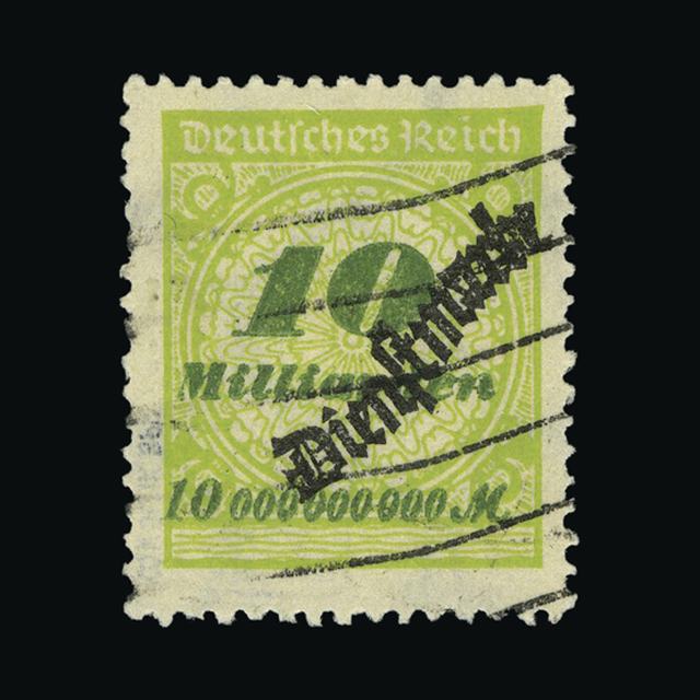 Lot 10924 - Germany - Allied Occupation - British and American Zones 1923 - UPA UPA Auction UPA 92 Lot 10924 - Germany - Allied Occupation - British and American Zones 1923 - UPA UPA Auction UPA 92