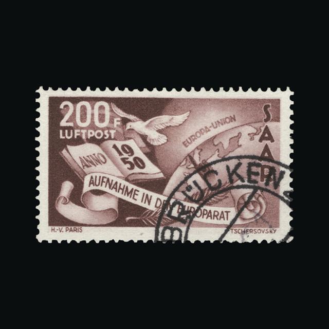 Lot 11026 - germany - saar 1950 -  UPA UPA Auction UPA 92