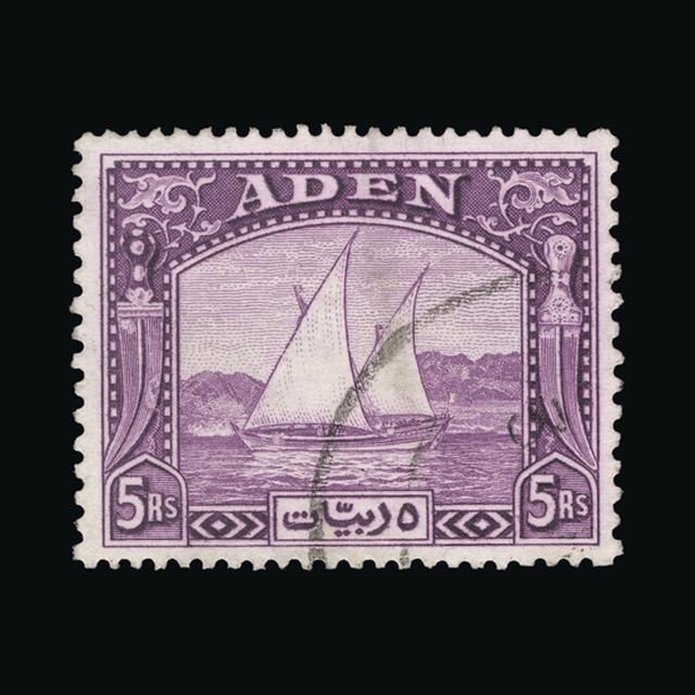 Lot 120 - aden 1937 -  UPA UPA Auction UPA 92
