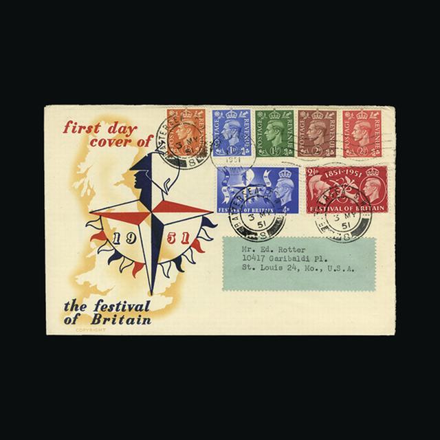 Lot 14160 - Great Britain - Covers - KGVI 1951 - UPA UPA Auction UPA 92 Lot 14160 - Great Britain - Covers - KGVI 1951 - UPA UPA Auction UPA 92