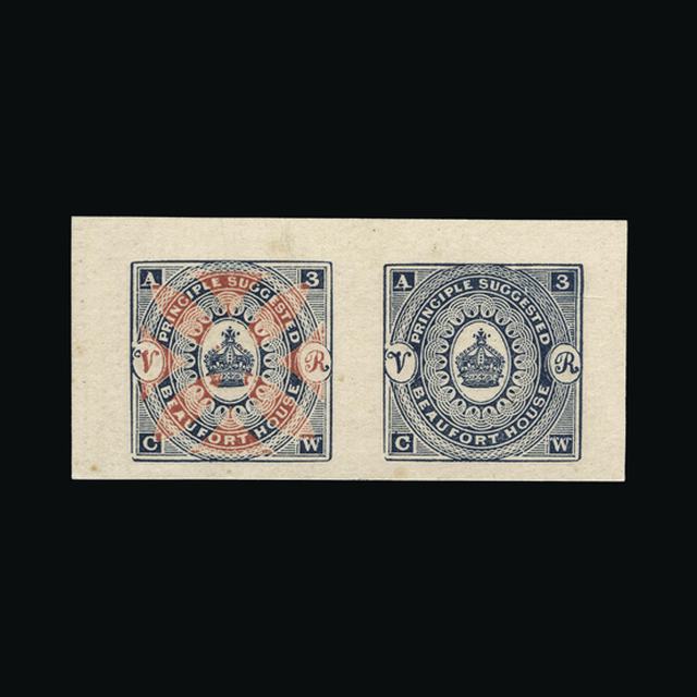 Lot 15279 - Great Britain - Essays 1848 - UPA UPA Auction UPA 92 Lot 15279 - Great Britain - Essays 1848 - UPA UPA Auction UPA 92