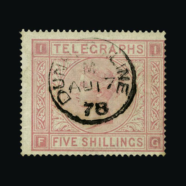 Lot 15502 - Great Britain - Telegraphs 1876-81 -  UPA UPA Auction UPA 92