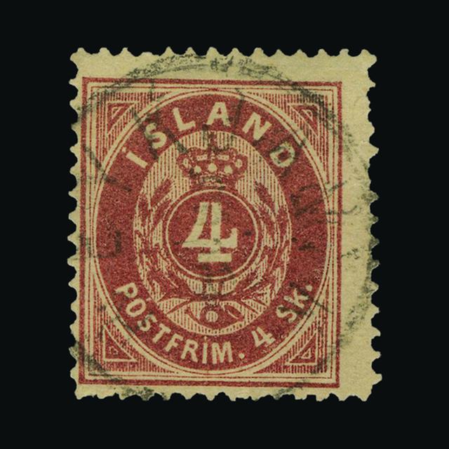 Lot 16847 - Iceland 1873 -  UPA UPA Auction UPA 92