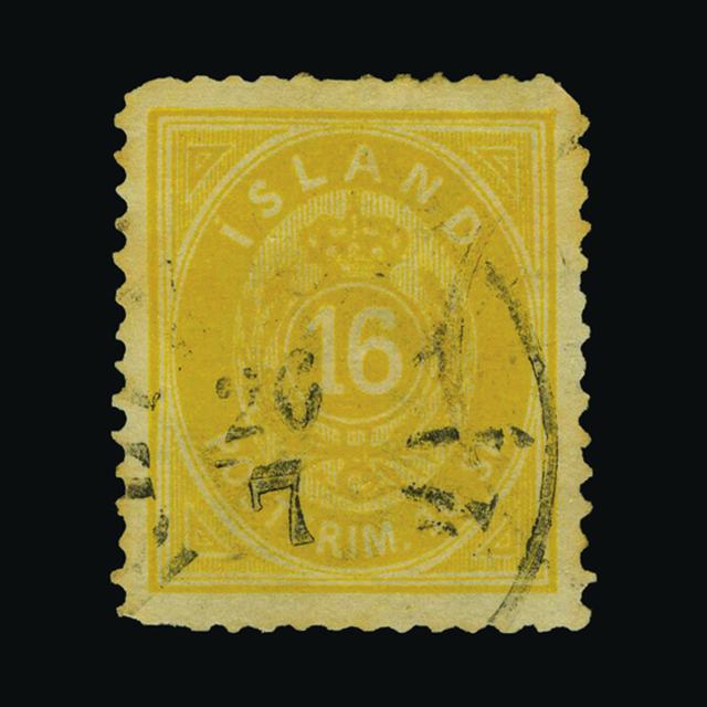 Lot 16851 - Iceland 1873 -  UPA UPA Auction UPA 92