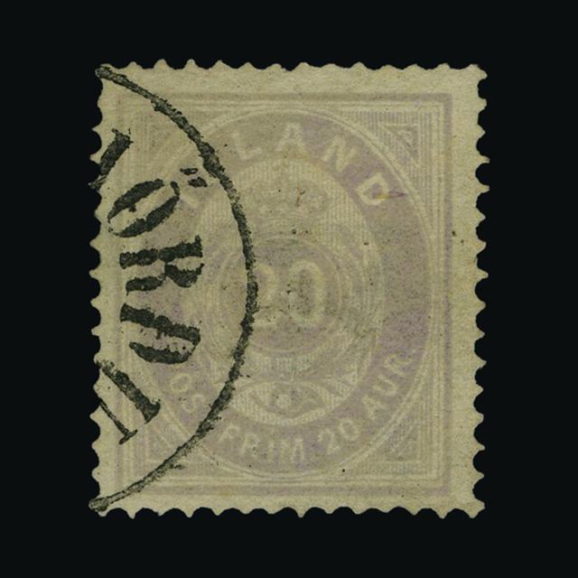 Lot 16864 - Iceland 1876 -  UPA UPA Auction UPA 92