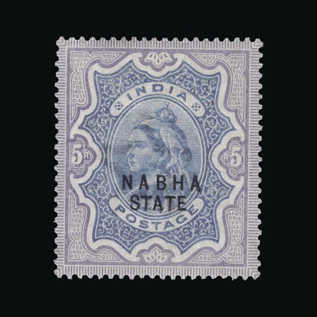 Lot 17277 - India - States - Nabha 1885-1900 -  UPA UPA Auction UPA 92