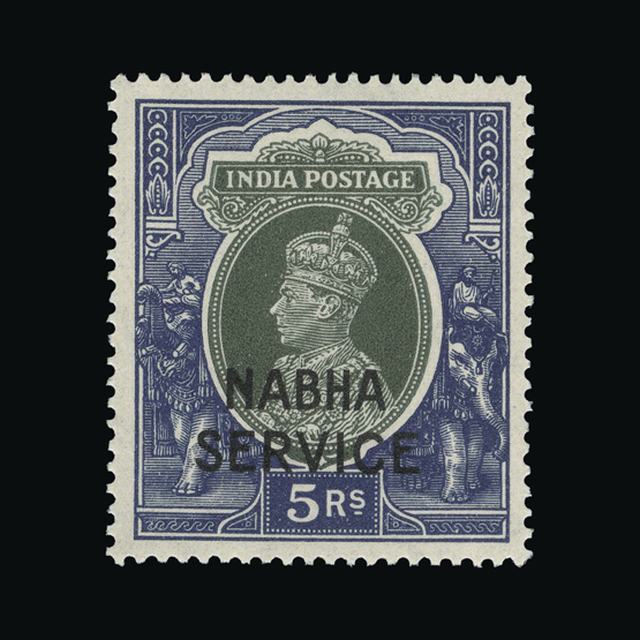 Lot 17281 - India - States - Nabha 1940-43 -  UPA UPA Auction UPA 92