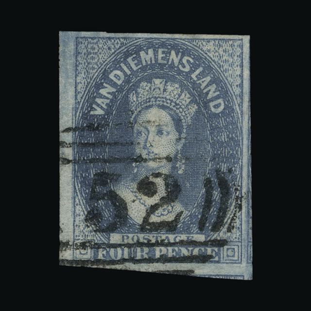 Lot 1880 - Australia - States - Tasmania 1857 - UPA UPA Auction UPA 92 Lot 1880 - Australia - States - Tasmania 1857 - UPA UPA Auction UPA 92