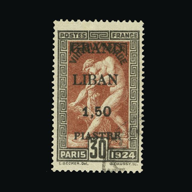 Lot 19312 - Lebanon 1924 - UPA UPA Auction UPA 92 Lot 19312 - Lebanon 1924 - UPA UPA Auction UPA 92