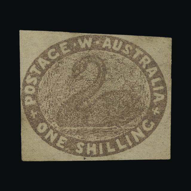 Lot 2054 - Australia - States - Western Australia 1854-55 - UPA UPA Auction UPA 92 Lot 2054 - Australia - States - Western Australia 1854-55 - UPA UPA Auction UPA 92