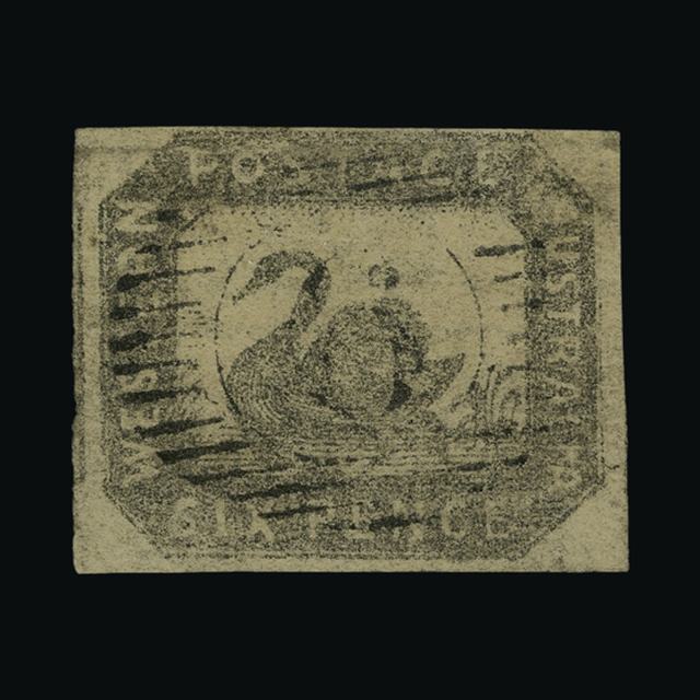 Lot 2055 - Australia - States - Western Australia 1859 - UPA UPA Auction UPA 92 Lot 2055 - Australia - States - Western Australia 1859 - UPA UPA Auction UPA 92