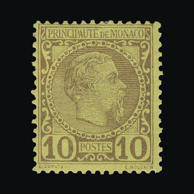 Lot 21838 - Monaco 1885 -  UPA UPA Auction UPA 92