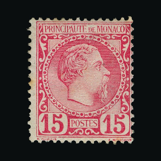 Lot 21842 - Monaco 1885 -  UPA UPA Auction UPA 92