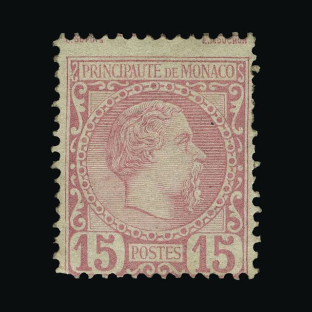 Lot 21843 - Monaco 1885 -  UPA UPA Auction UPA 92