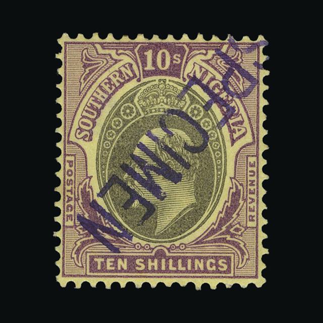 Lot 24312 - nigeria - southern nigeria 1903 -  UPA UPA Auction UPA 92
