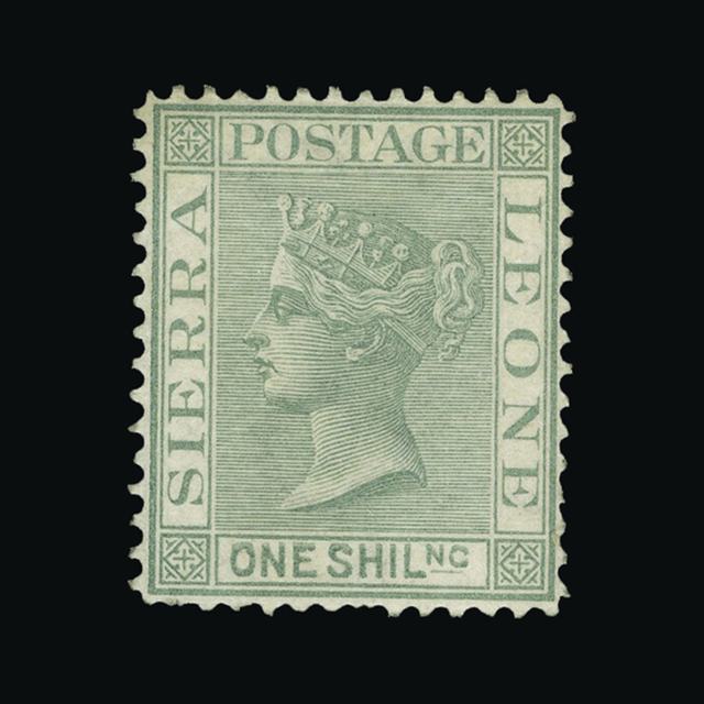 Lot 26809 - sierra leone 1876 - UPA UPA Auction UPA 92 Lot 26809 - sierra leone 1876 - UPA UPA Auction UPA 92