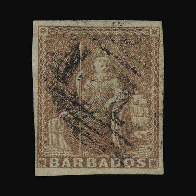 Lot 2730 - barbados 1855 - UPA UPA Auction UPA 92 Lot 2730 - barbados 1855 - UPA UPA Auction UPA 92