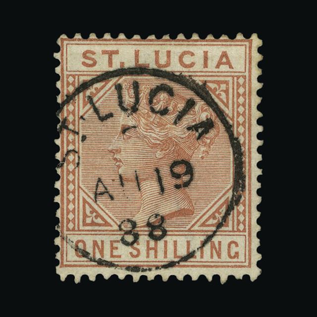 Lot 28633 - st. lucia 1886 - UPA UPA Auction UPA 92 Lot 28633 - st. lucia 1886 - UPA UPA Auction UPA 92