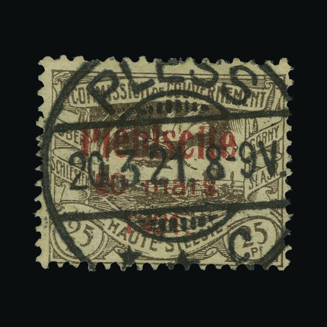 Lot 30600 - upper silesia 1921 - UPA UPA Auction UPA 92 Lot 30600 - upper silesia 1921 - UPA UPA Auction UPA 92