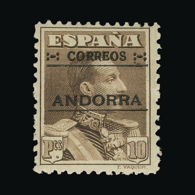 Lot 336 - Andorra - Spanish Post Offices 1928 - UPA UPA Auction UPA 92 Lot 336 - Andorra - Spanish Post Offices 1928 - UPA UPA Auction UPA 92