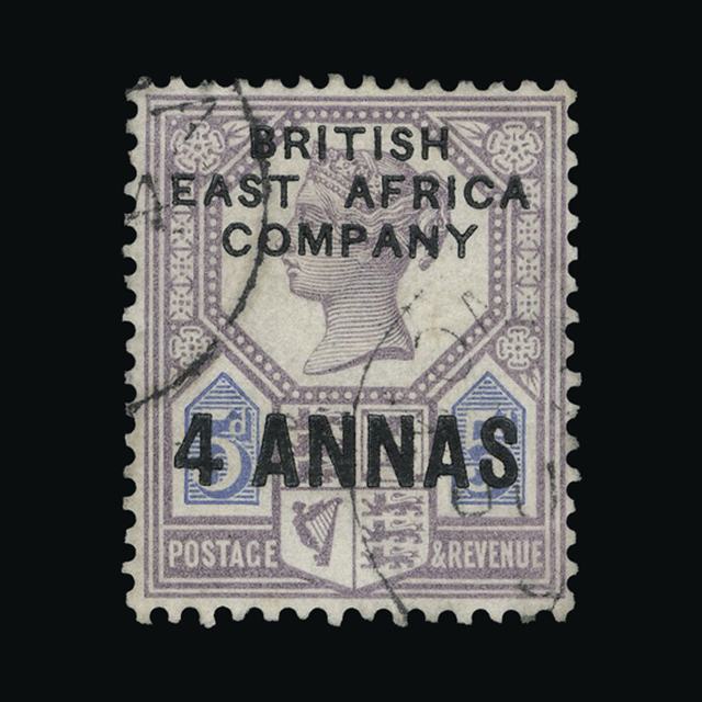 Lot 4457 - british east africa 1890 - UPA UPA Auction UPA 92 Lot 4457 - british east africa 1890 - UPA UPA Auction UPA 92