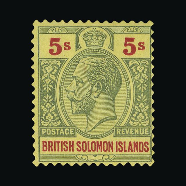 Lot 5294 - british solomon islands 1913 -  UPA UPA Auction UPA 92