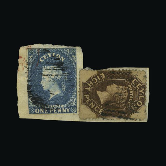 Lot 7102 - Ceylon 1857 - UPA UPA Auction UPA 92 Lot 7102 - Ceylon 1857 - UPA UPA Auction UPA 92