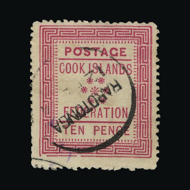Lot 7384 - cook islands 1892 - UPA UPA Auction UPA 92 Lot 7384 - cook islands 1892 - UPA UPA Auction UPA 92