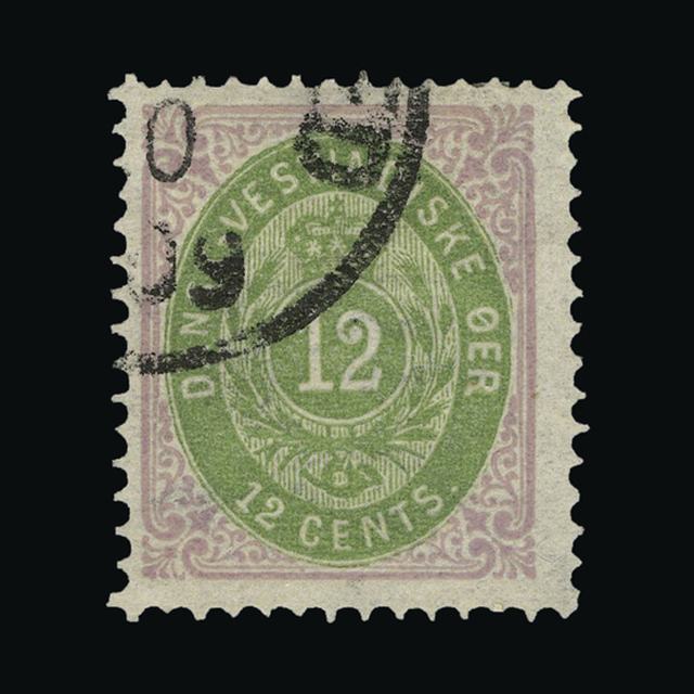 Lot 8073 - danish west indies 1866-1900 -  UPA UPA Auction UPA 92
