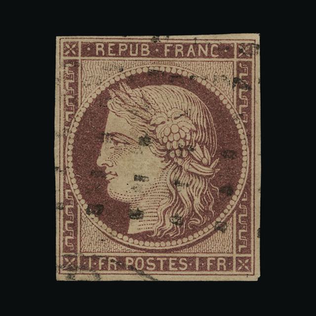 Lot 9543 - France 1849-52 - UPA UPA Auction UPA 92 Lot 9543 - France 1849-52 - UPA UPA Auction UPA 92